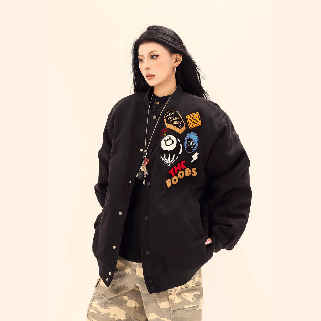 American Retro Letterman Jacket – Premium Embroidered Design