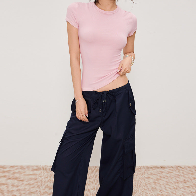 ESSENTIAL Ribbed Cotton Tee