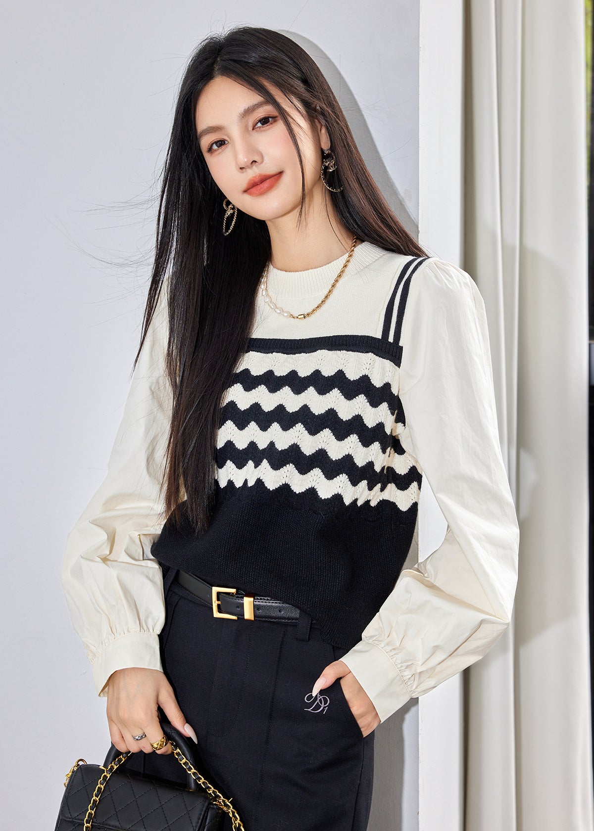 HARMONY Bamboo Gradient Stripe Cardigan