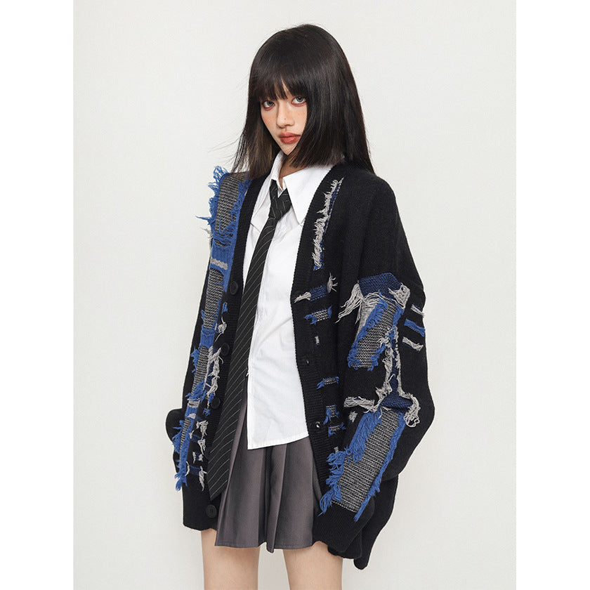 ARTISAN Frayed Detail Cardigan