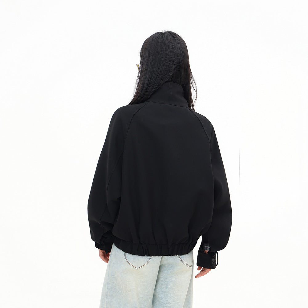 KANIENE VoidShell – Oversized Black Street Jacket