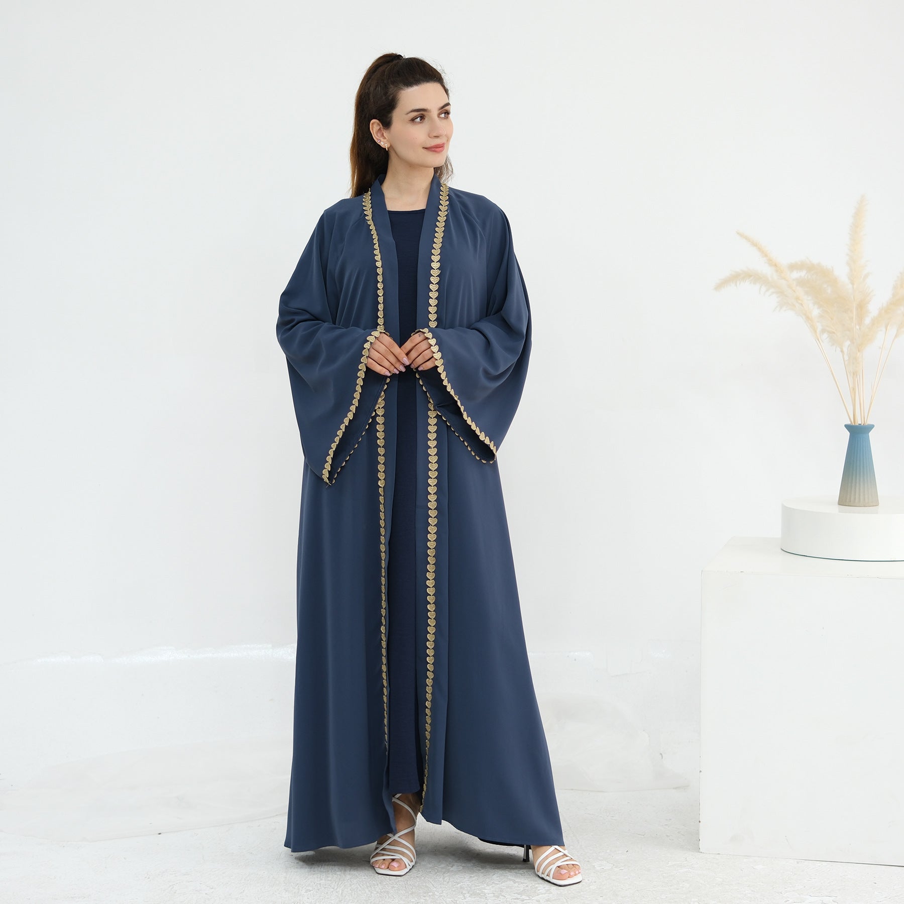 The Amal Regal Trim Maxi Abaya