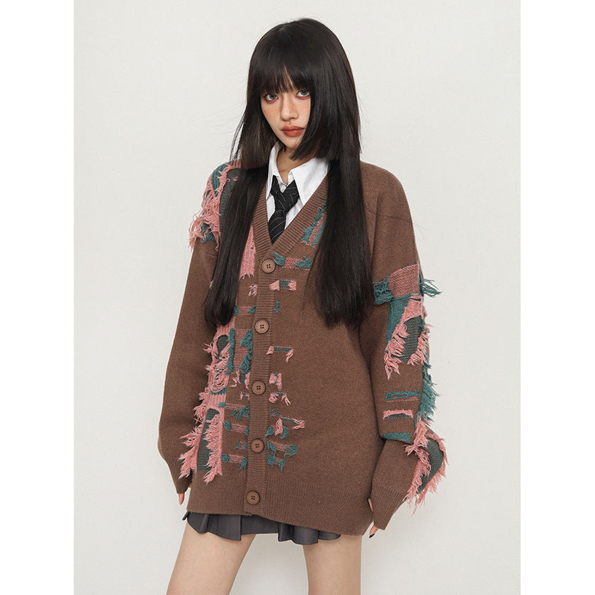 ARTISAN Frayed Detail Cardigan