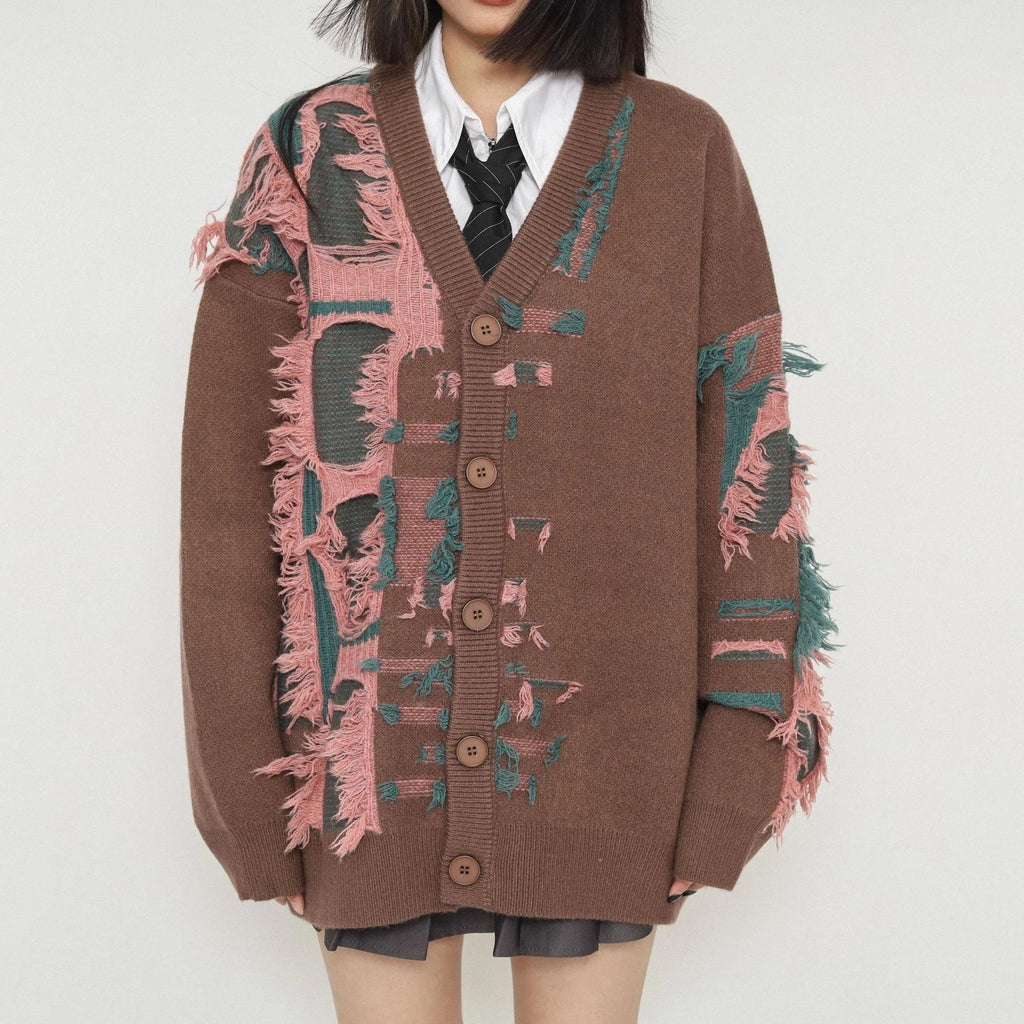 ARTISAN Frayed Detail Cardigan