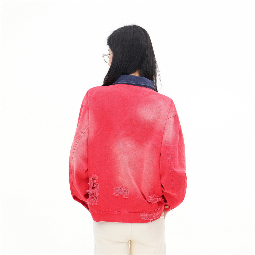 KANIENE SprayTorn – Spray-Painted Destroy Jacket