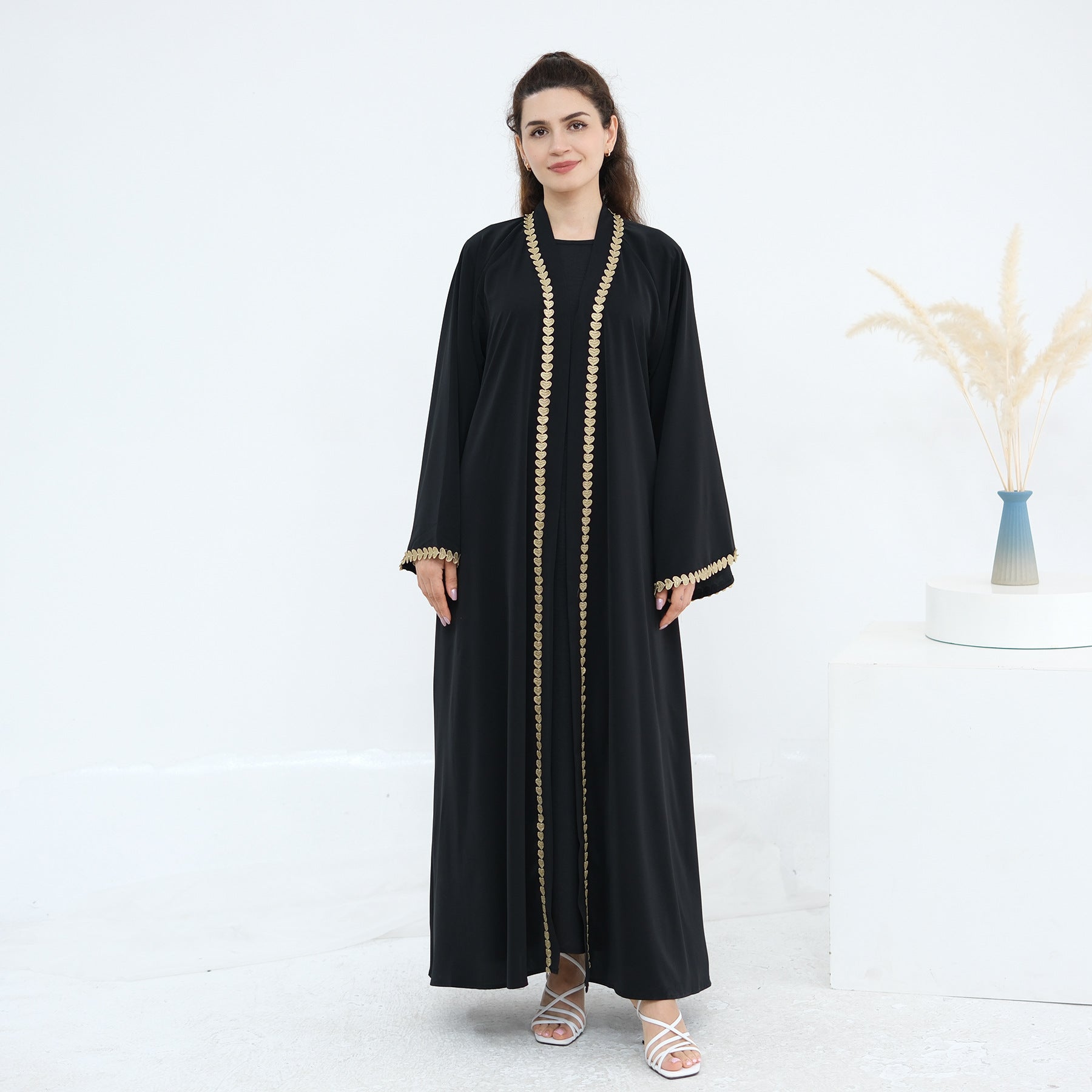 The Amal Regal Trim Maxi Abaya