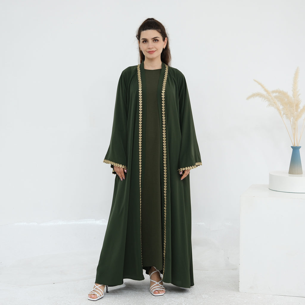 The Amal Regal Trim Maxi Abaya