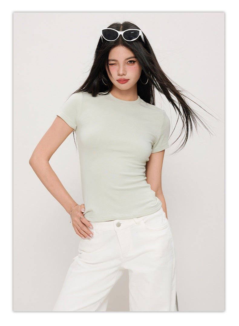 ESSENTIAL Ribbed Cotton Tee