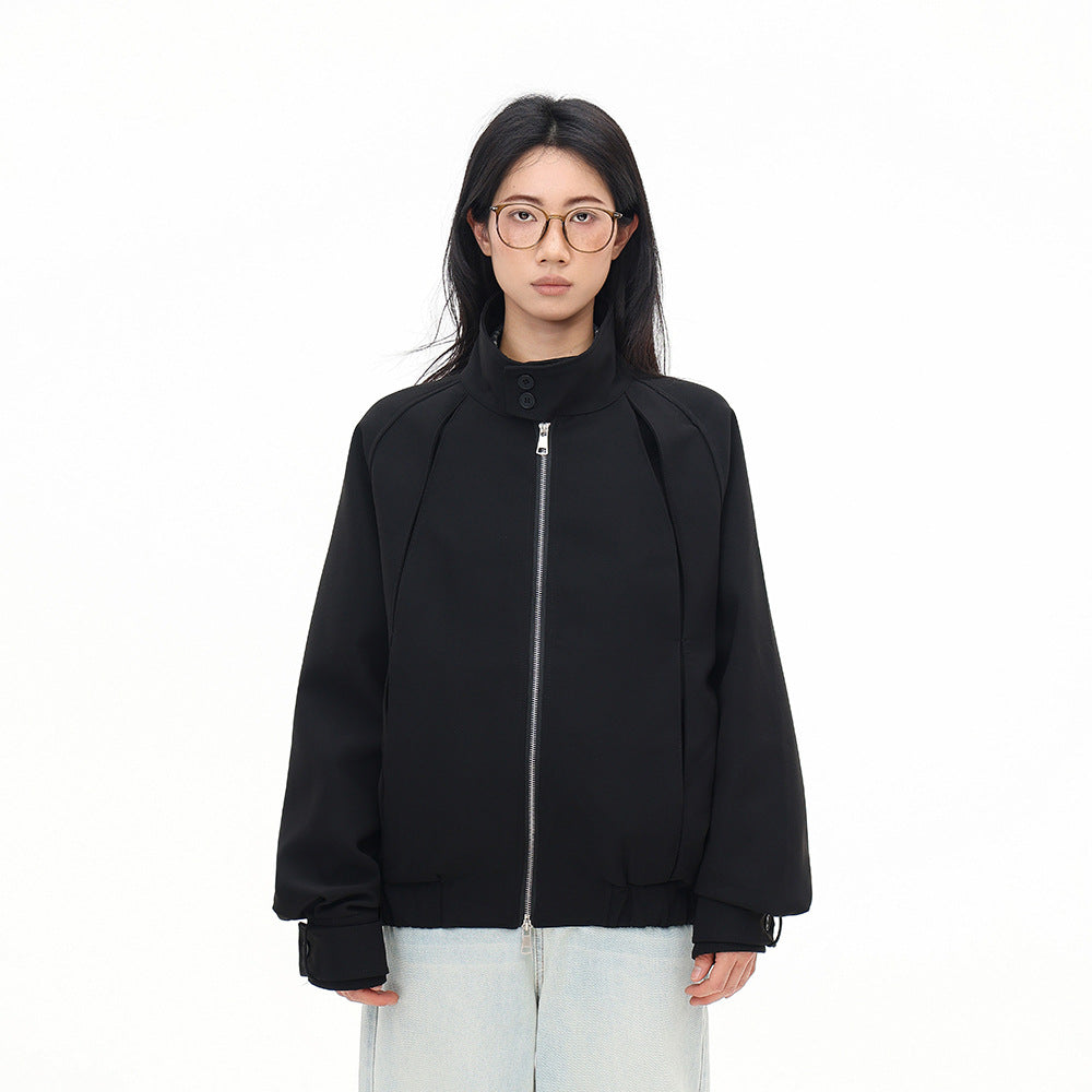 KANIENE VoidShell – Oversized Black Street Jacket