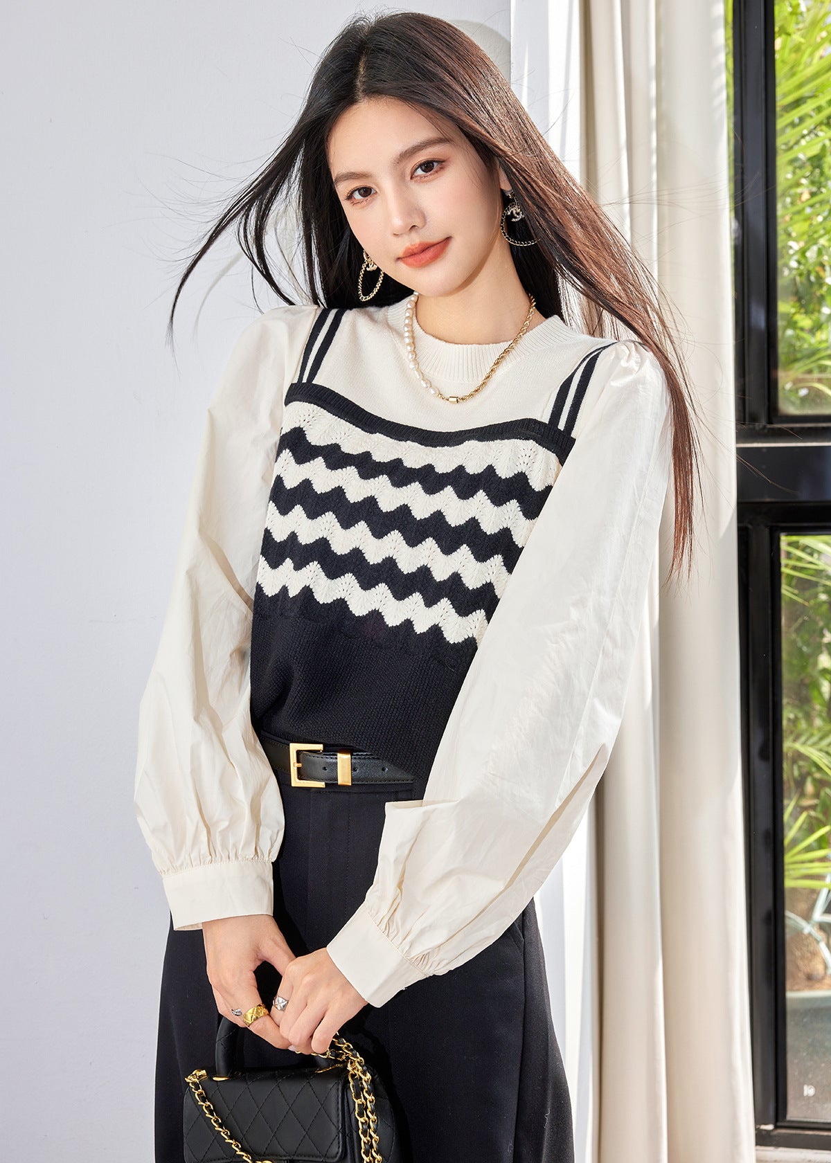HARMONY Bamboo Gradient Stripe Cardigan