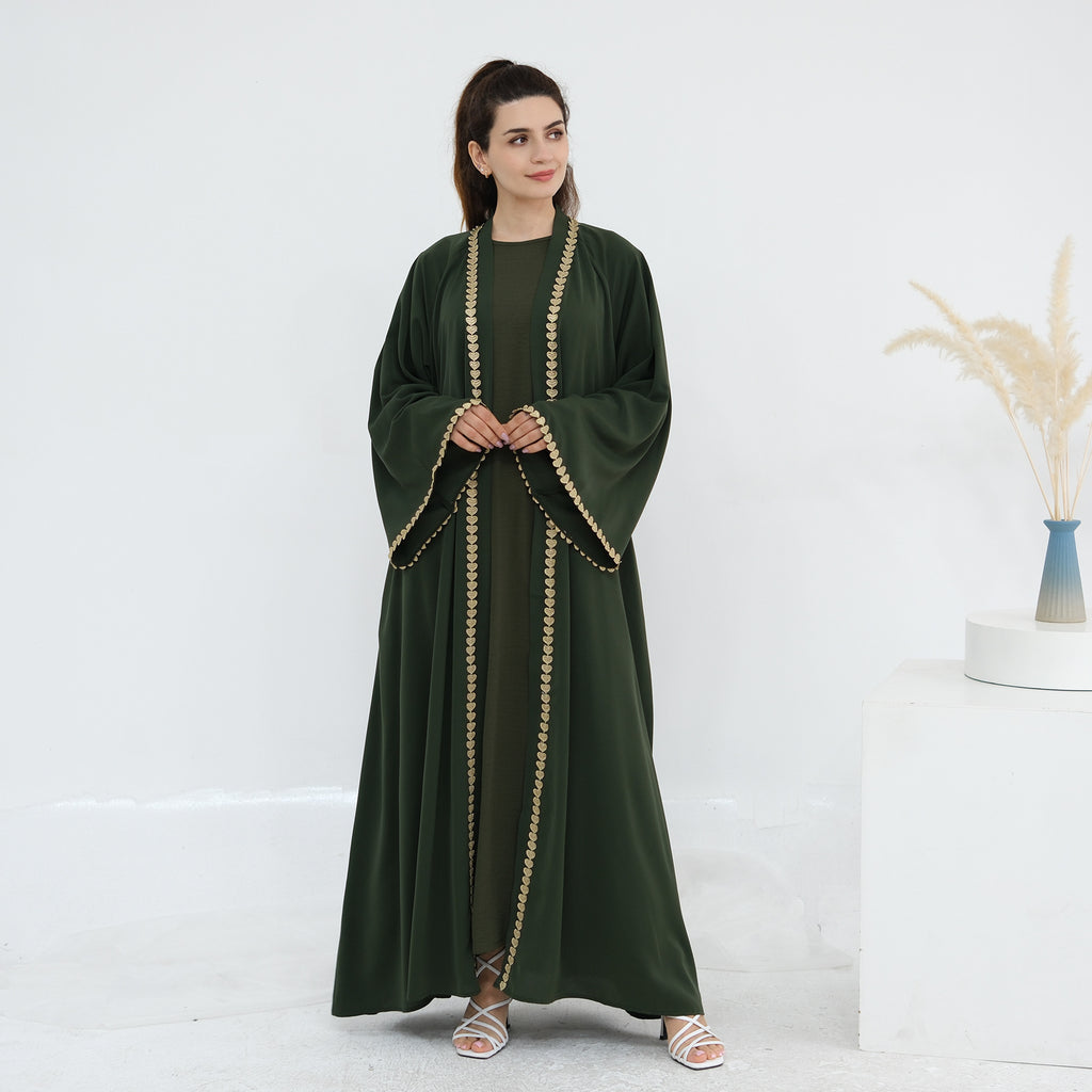 The Amal Regal Trim Maxi Abaya