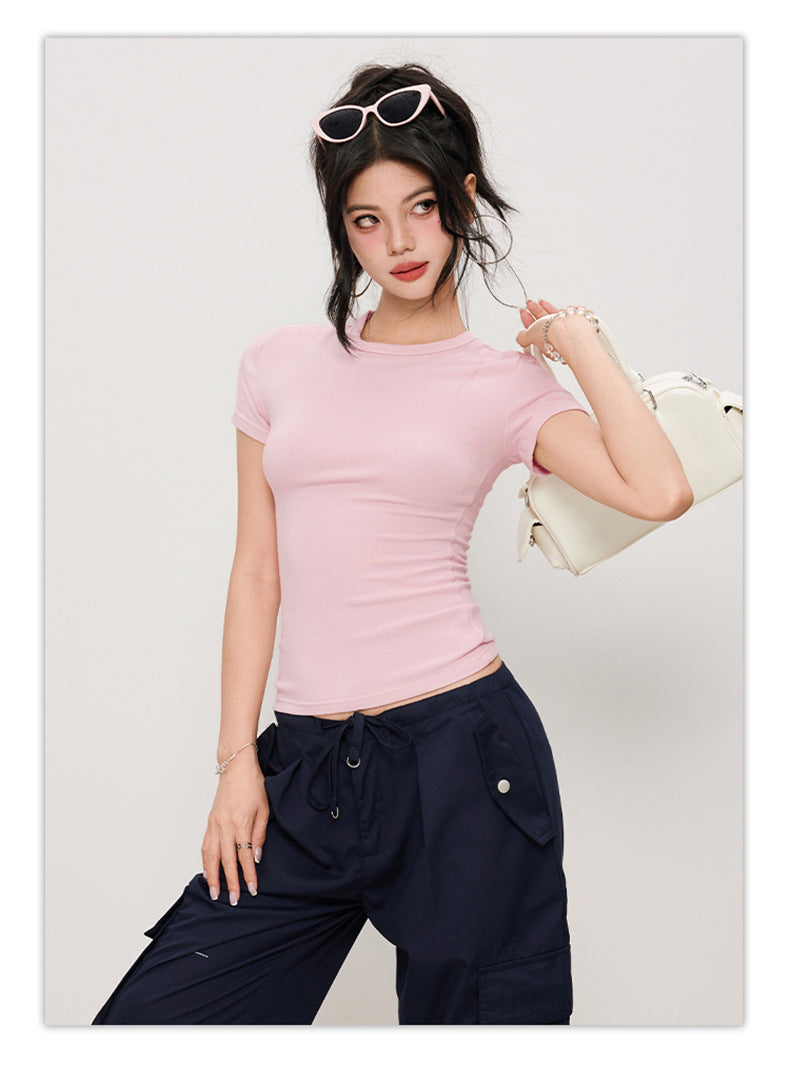 ESSENTIAL Ribbed Cotton Tee