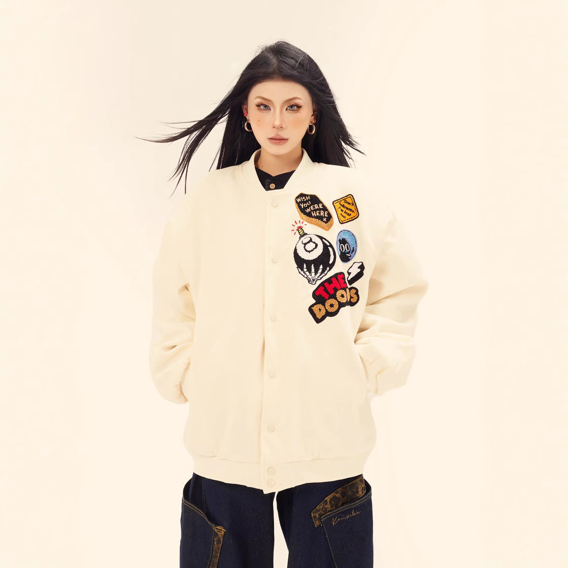 American Retro Letterman Jacket – Premium Embroidered Design