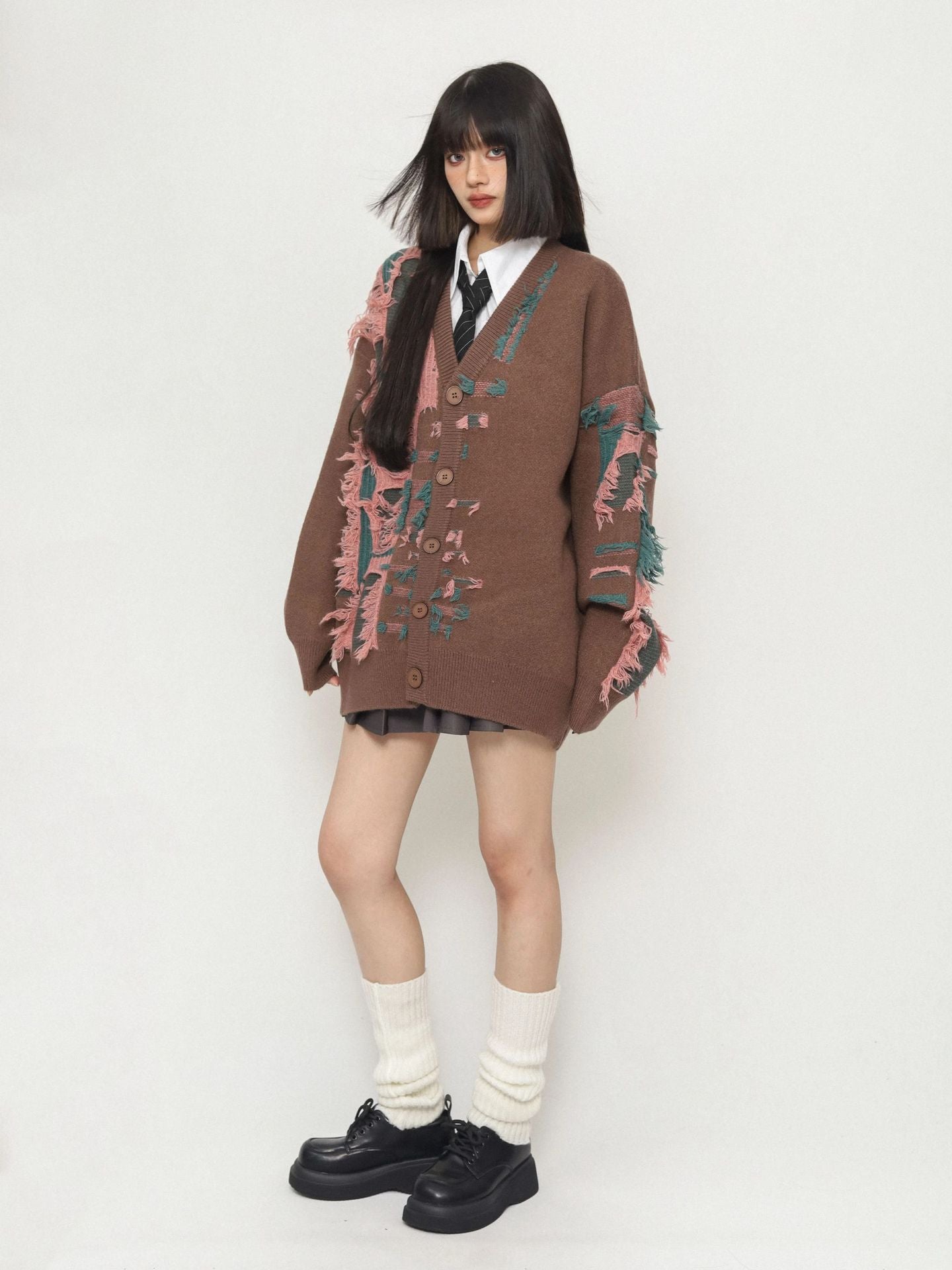 ARTISAN Frayed Detail Cardigan