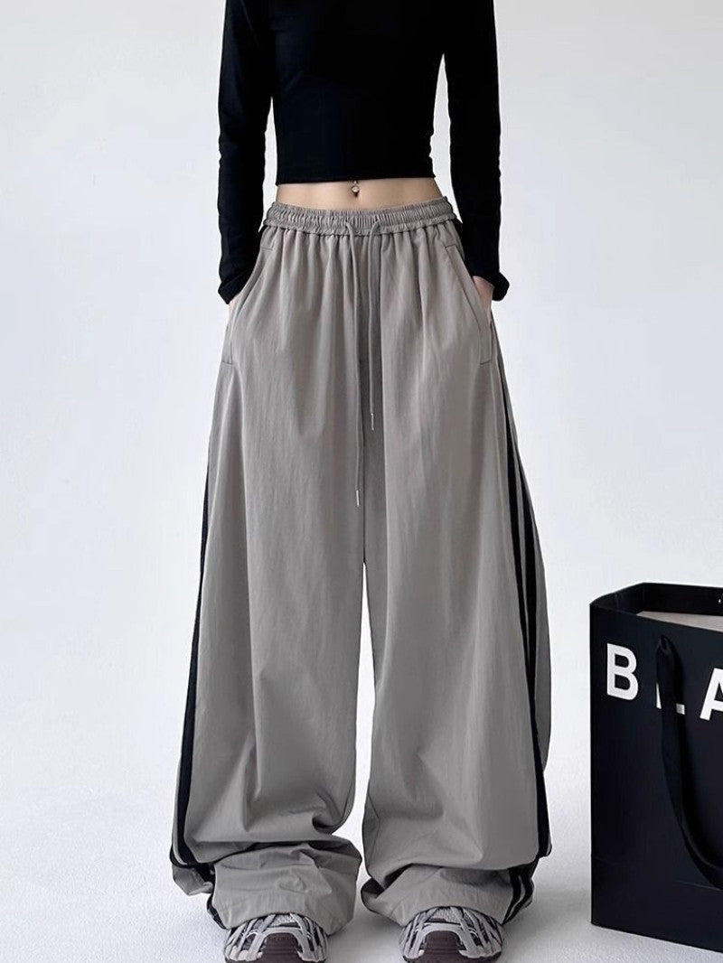 Axiom Side-Panel Wide-Leg Pants