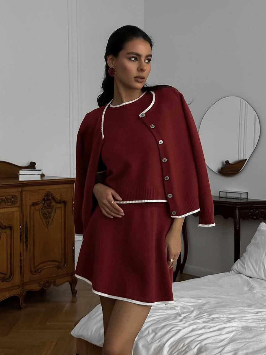 VIENNA SET – 3-Piece Elegant Knit Ensemble