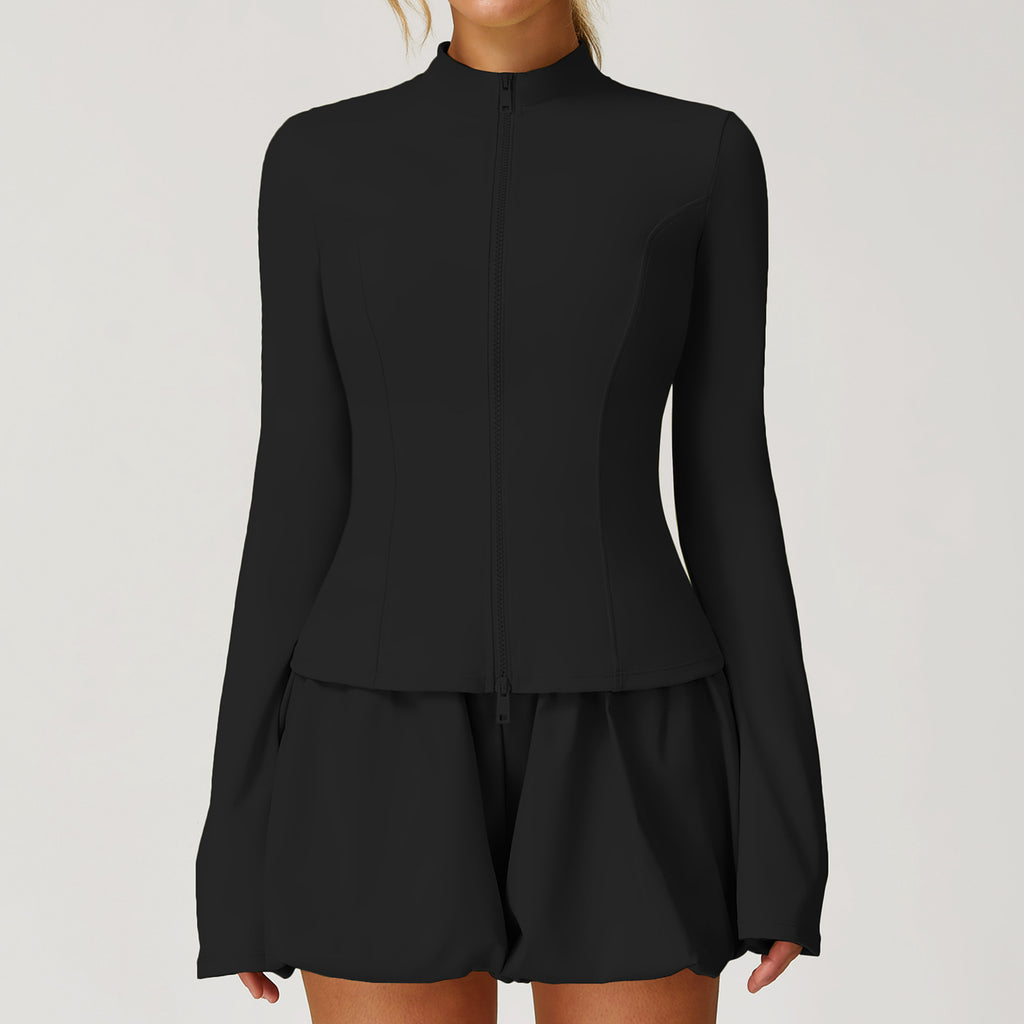 AURA LONGSLEEVE ZIP TOP – Lightweight Performance Shirt