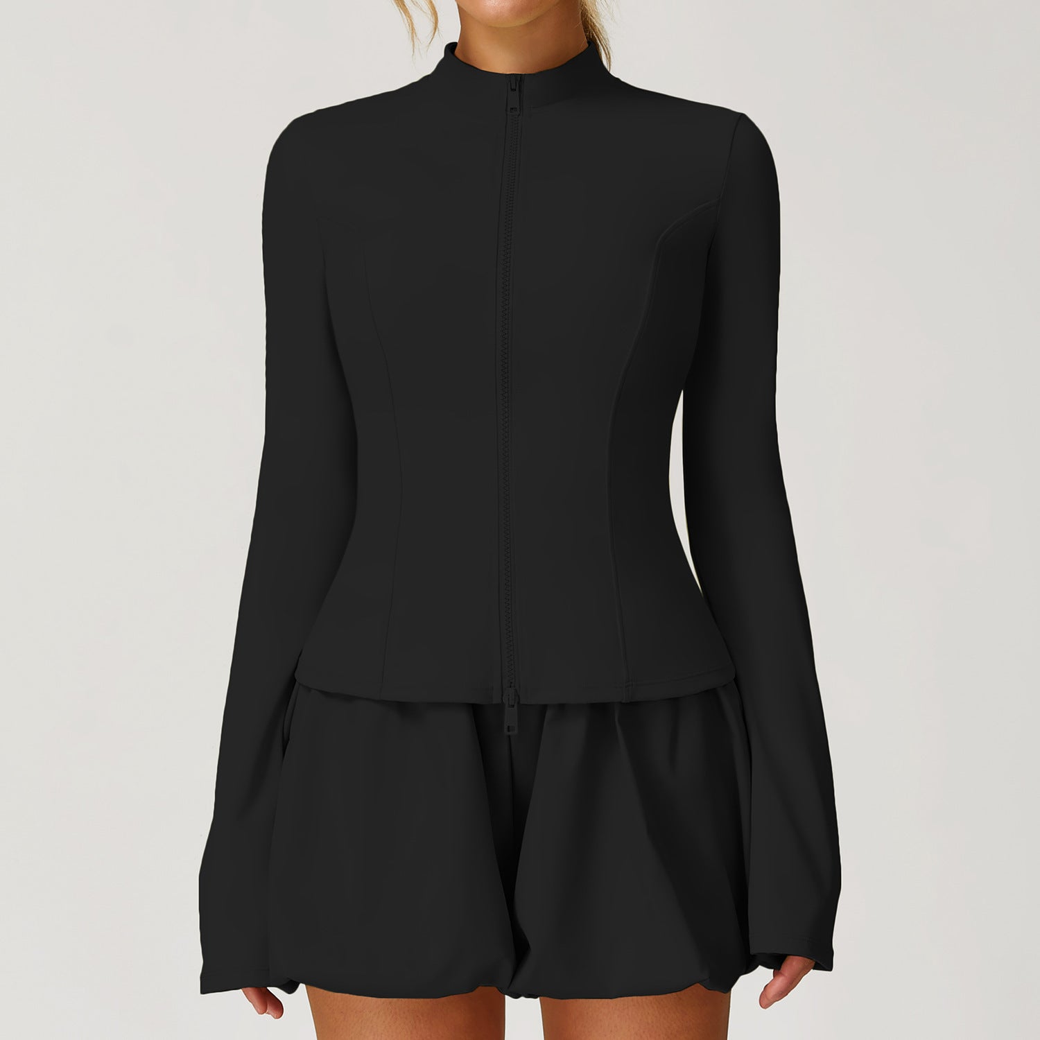 AURA LONGSLEEVE ZIP TOP – Lightweight Performance Shirt