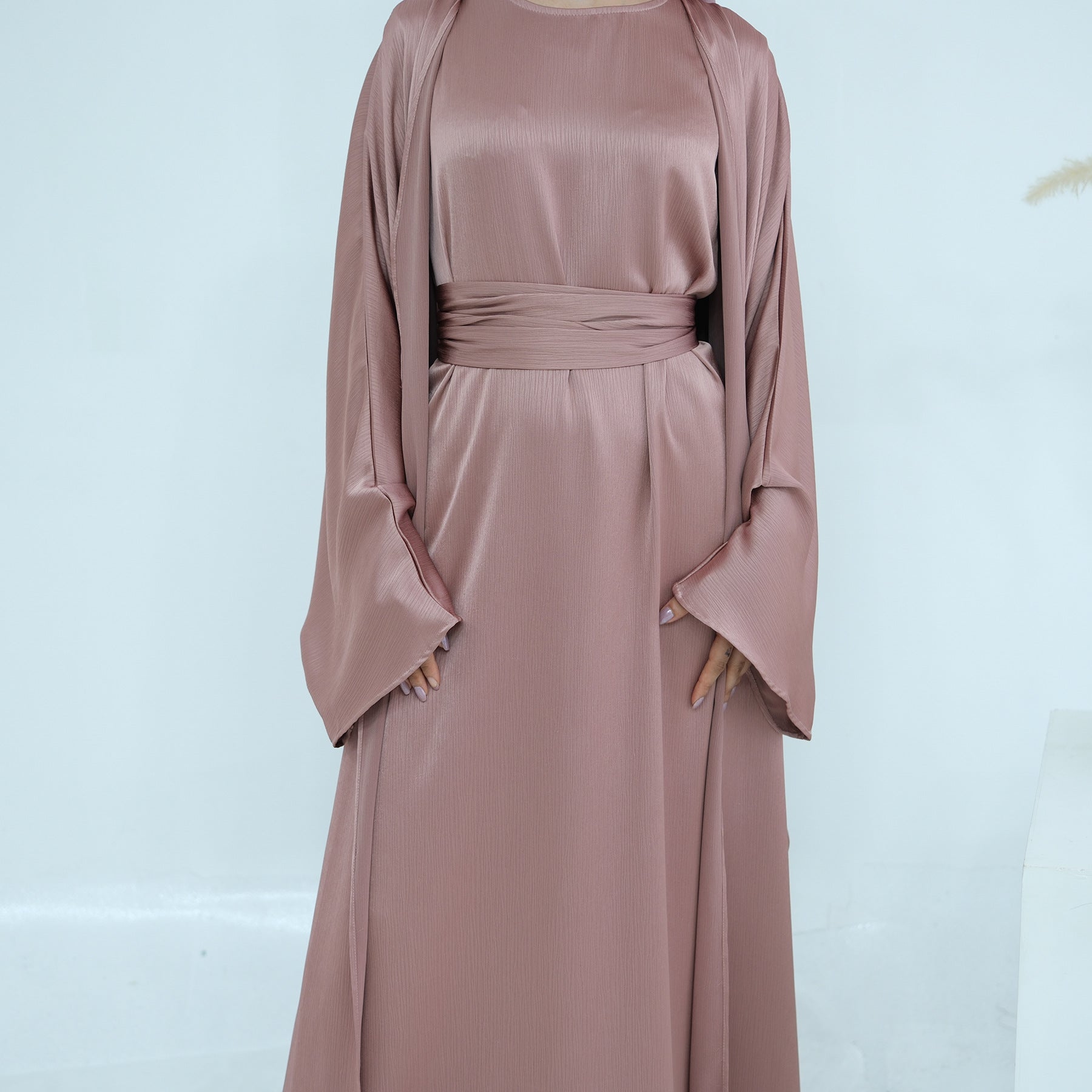 The Samira Satin-Flow Maxi Dress