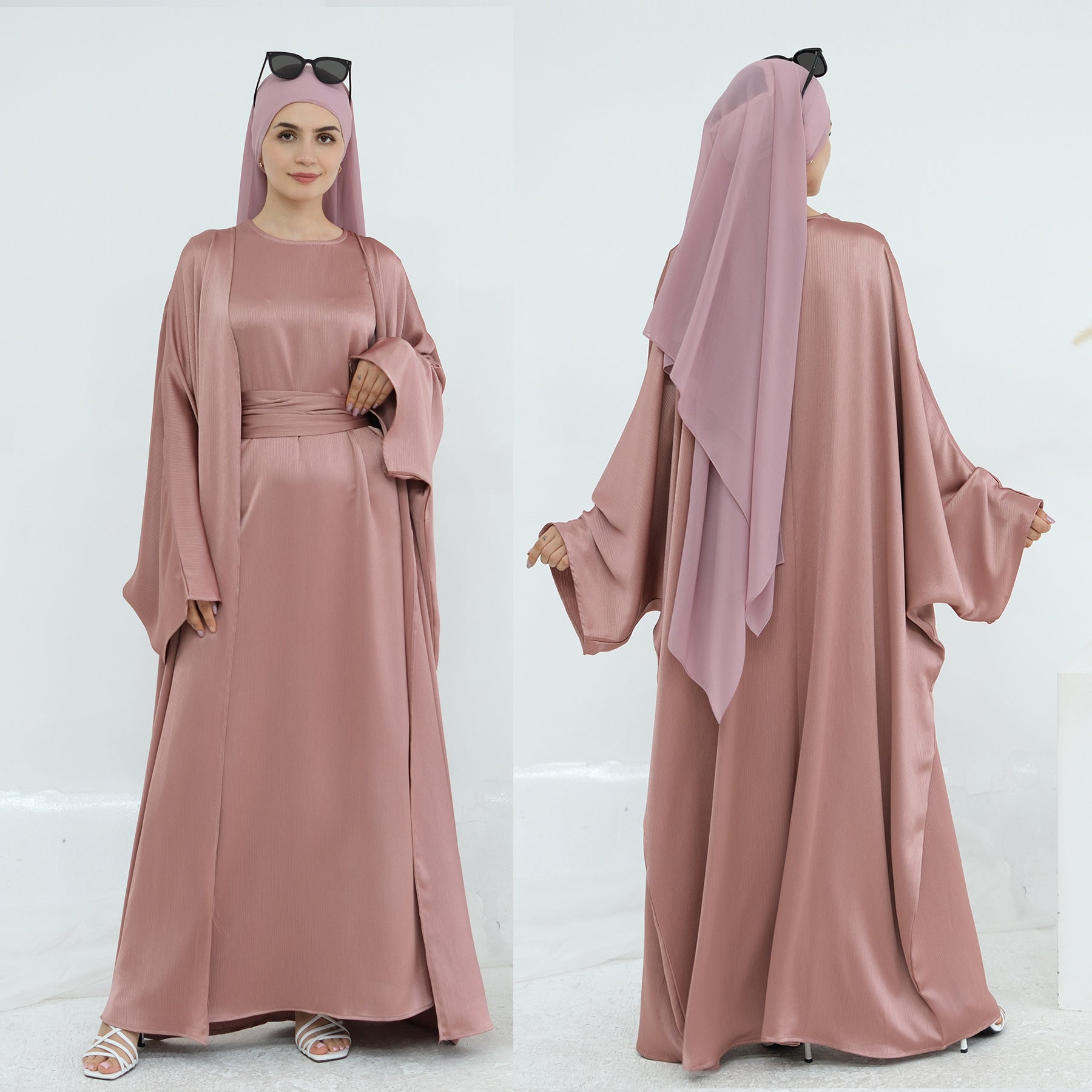 The Samira Satin-Flow Maxi Dress