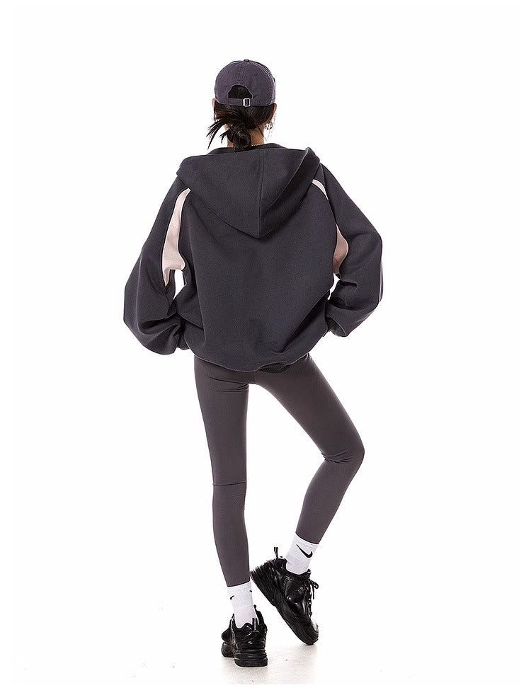 ATHLEISURE Contrast Stripe Hoodie