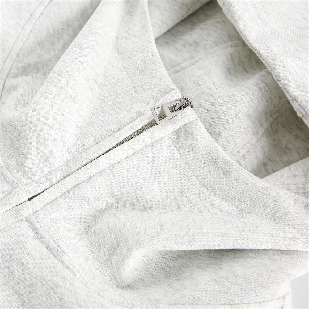 KANIENE CloudZip – Oversized High-Neck Hoodie