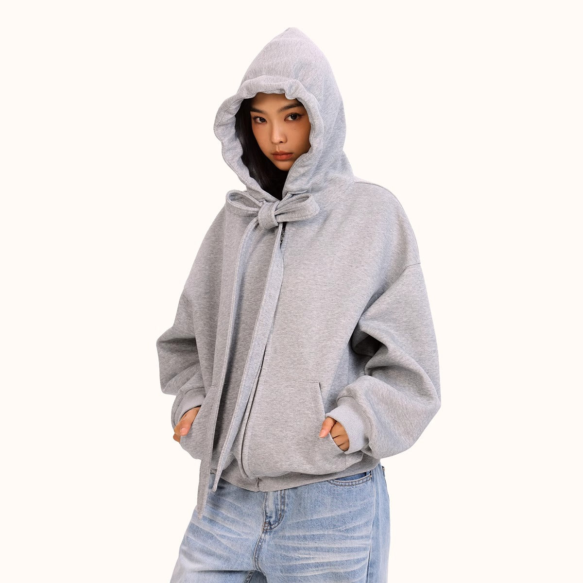 TOKYO Oversized Zip Hoodie
