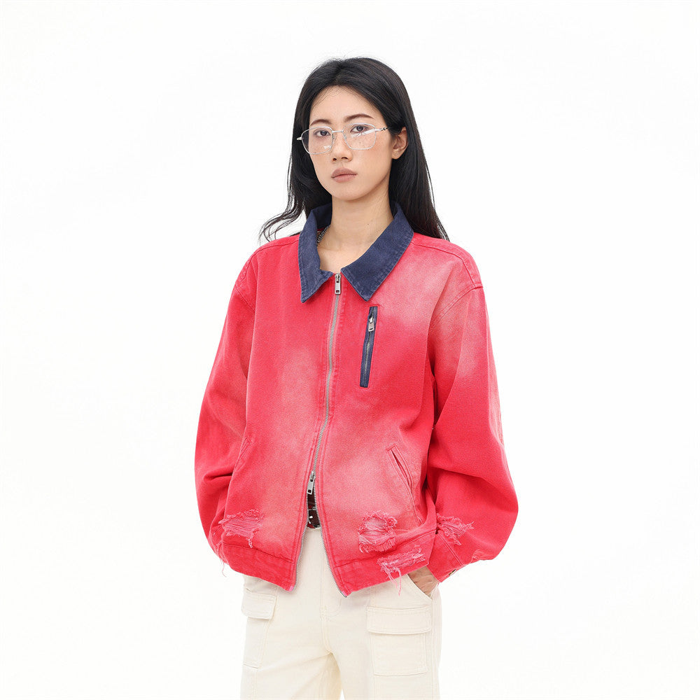 KANIENE SprayTorn – Spray-Painted Destroy Jacket