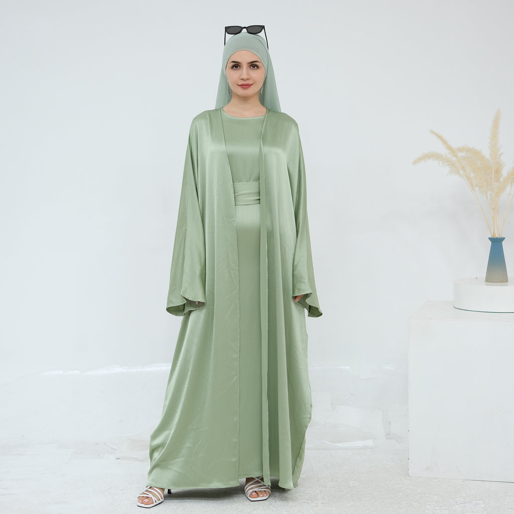 The Samira Satin-Flow Maxi Dress