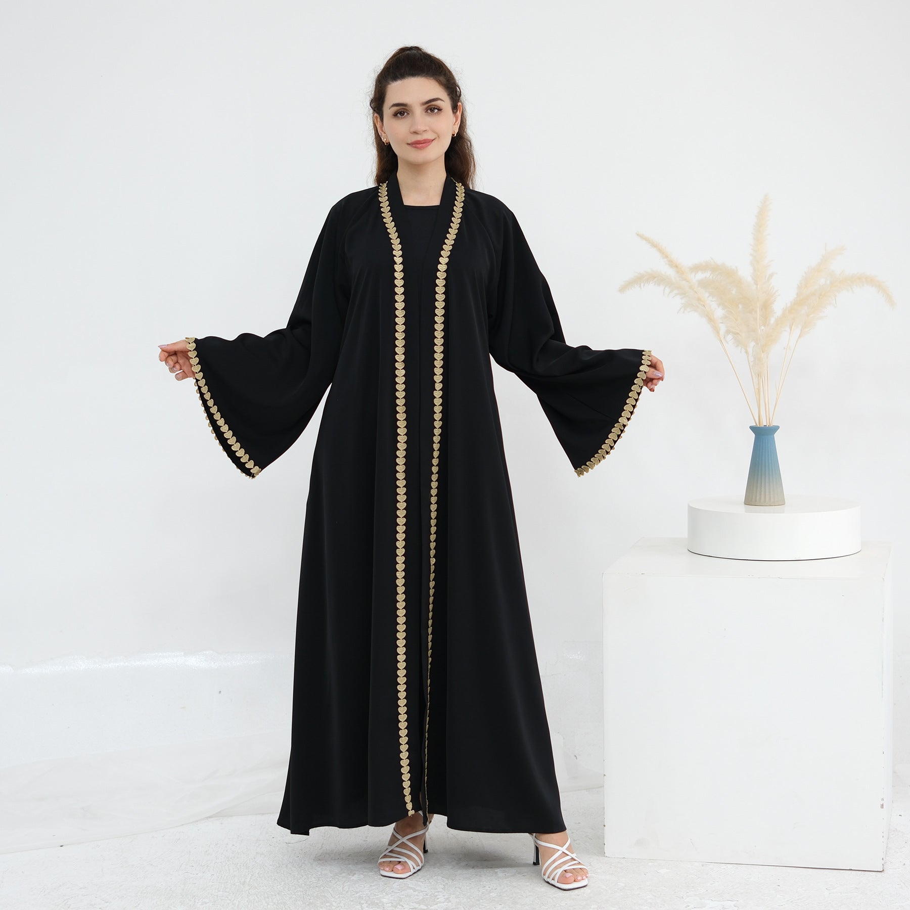 The Amal Regal Trim Maxi Abaya