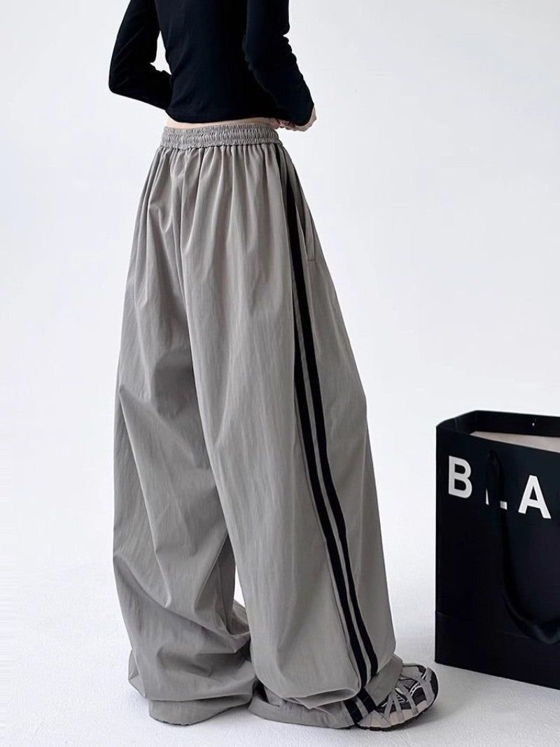 Axiom Side-Panel Wide-Leg Pants
