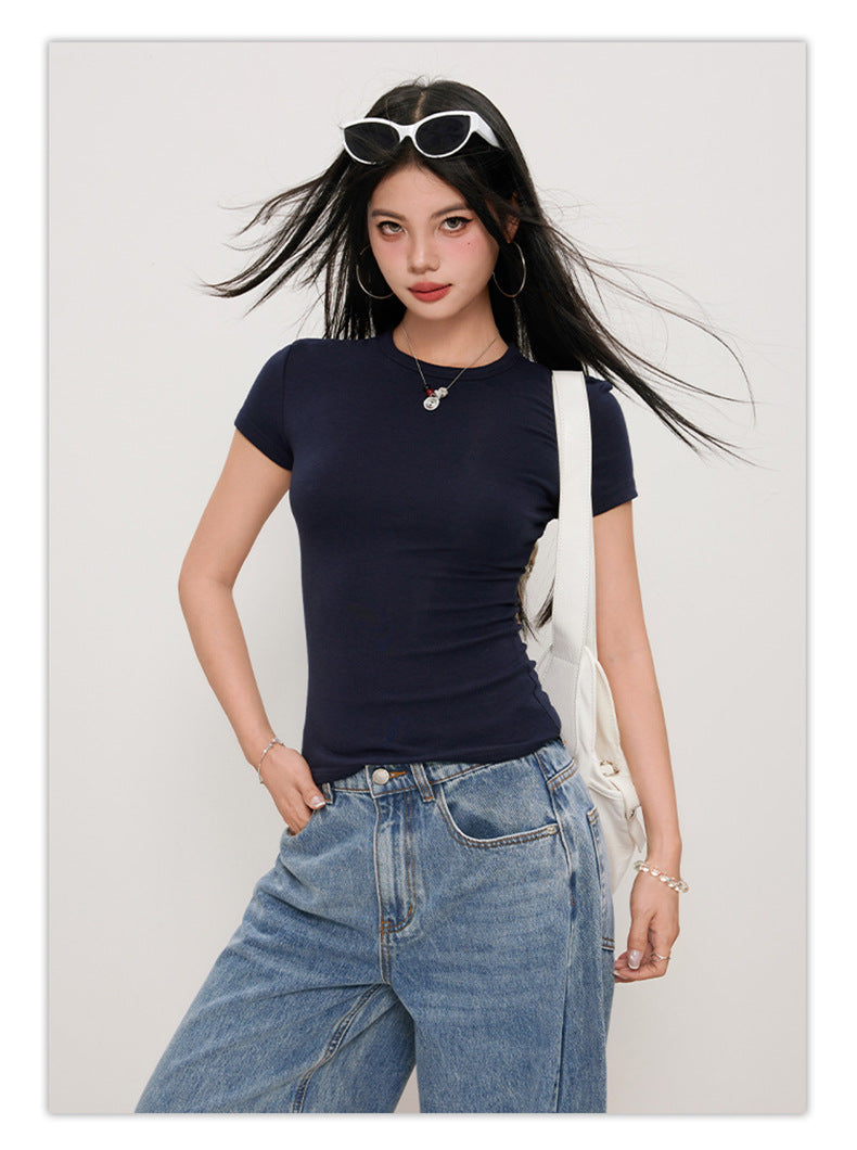 ESSENTIAL Ribbed Cotton Tee