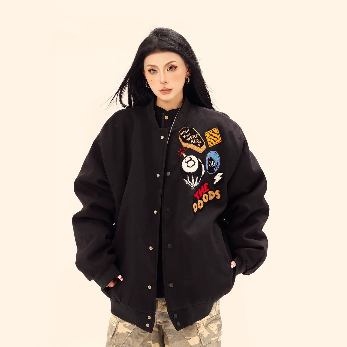 American Retro Letterman Jacket – Premium Embroidered Design