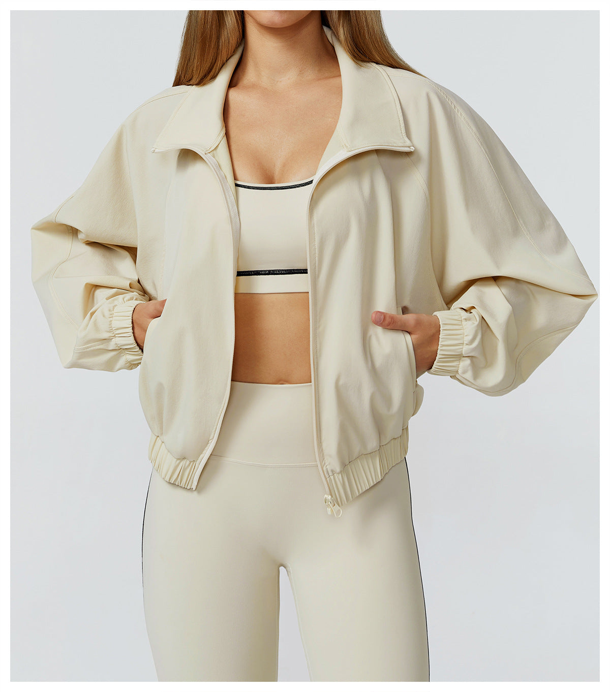 Lightweight Nylon Jacket – Minimal & Sporty Style