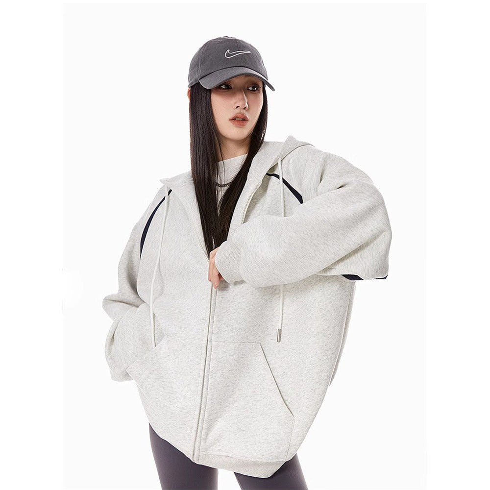 ATHLEISURE Contrast Stripe Hoodie