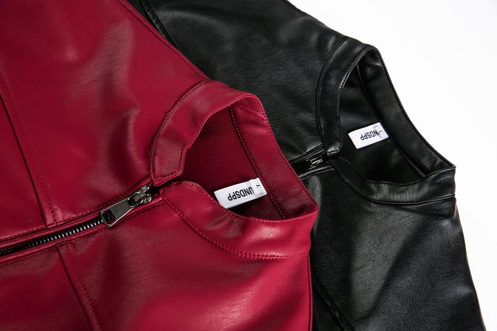 SLEEK Collarless Zip Jacket