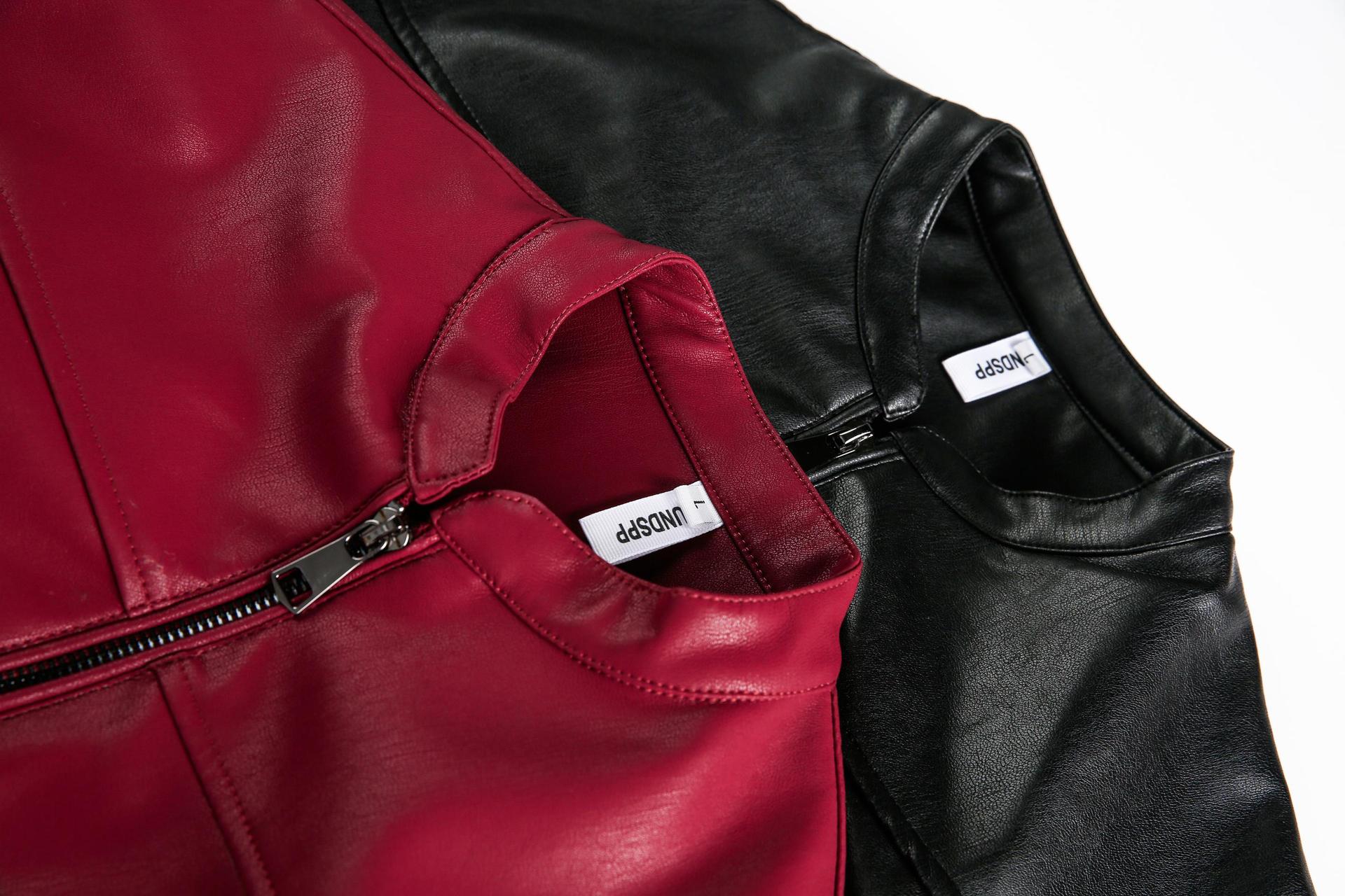 SLEEK Collarless Zip Jacket