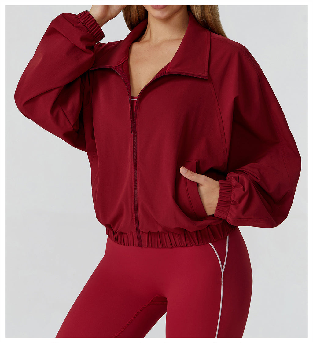 Lightweight Nylon Jacket – Minimal & Sporty Style