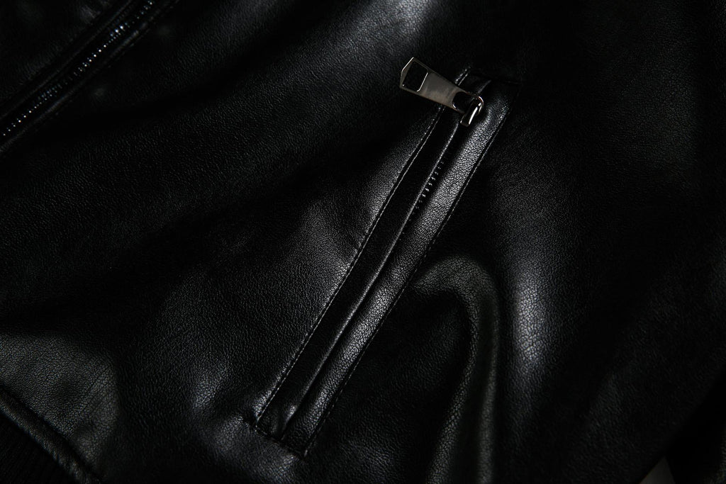 SLEEK Collarless Zip Jacket