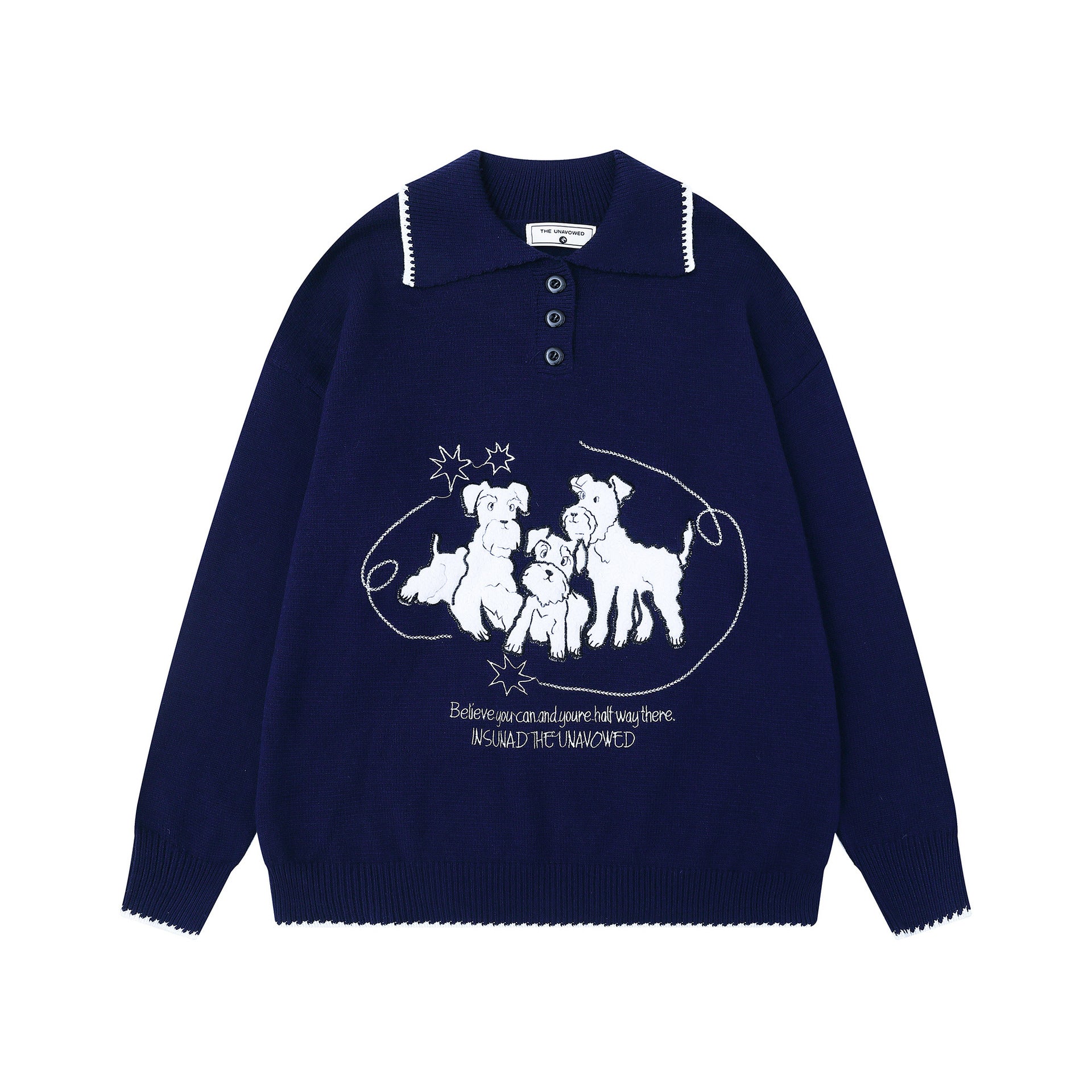 Cartoon Collar Sweater