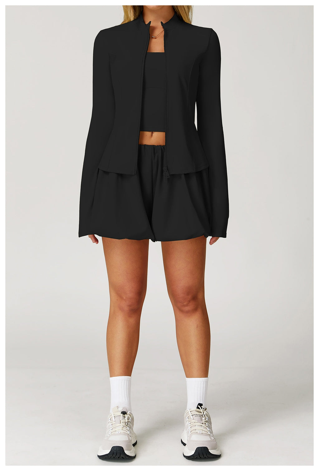 AURA LONGSLEEVE ZIP TOP – Lightweight Performance Shirt