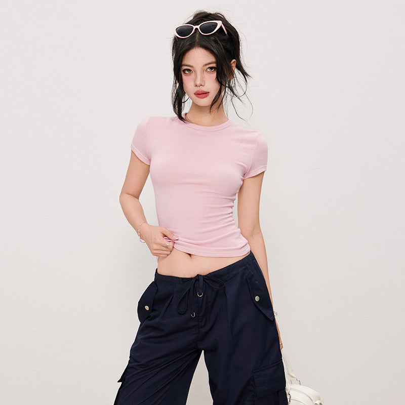 ESSENTIAL Ribbed Cotton Tee