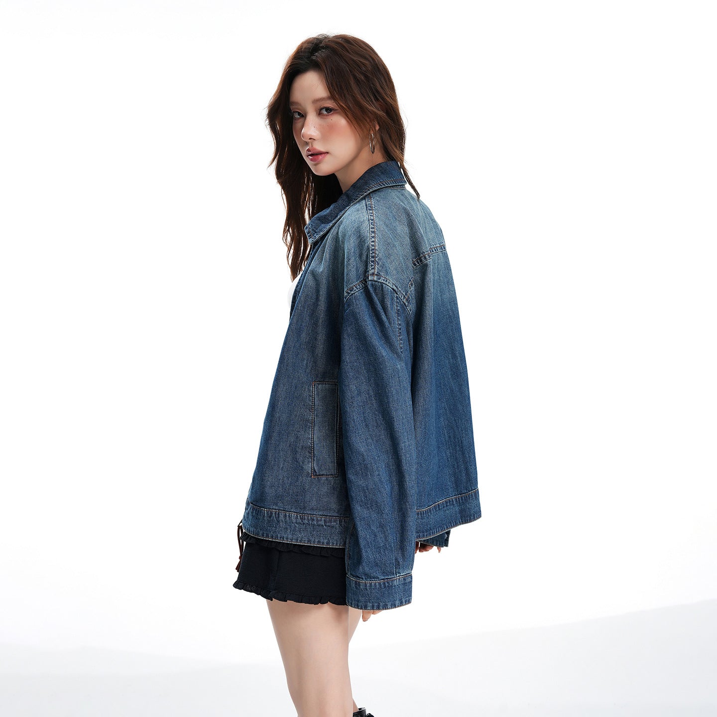 Vintage Oversize Denim Jacket – Streetwear Old Money Edition