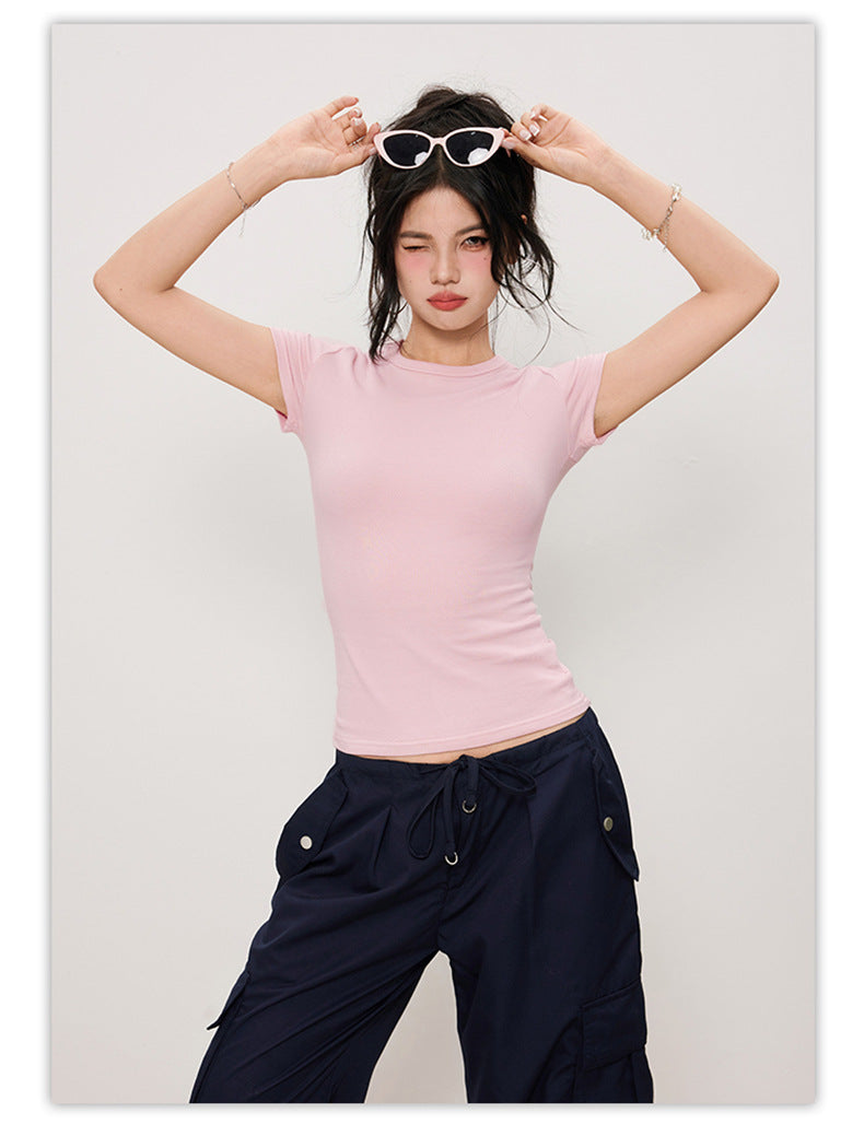 ESSENTIAL Ribbed Cotton Tee