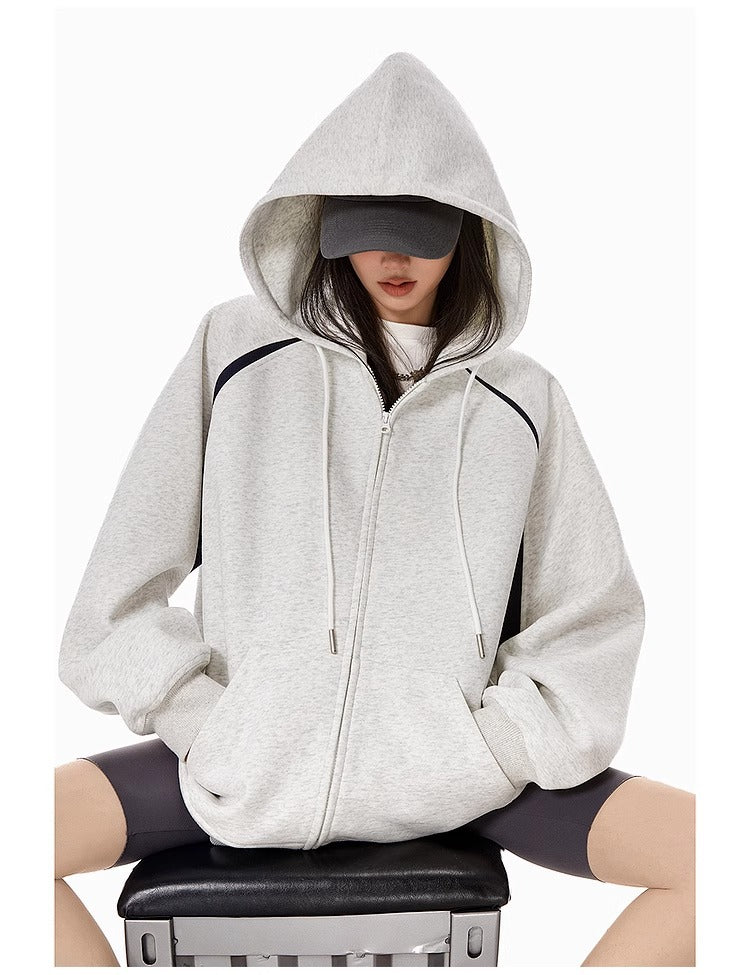 ATHLEISURE Contrast Stripe Hoodie