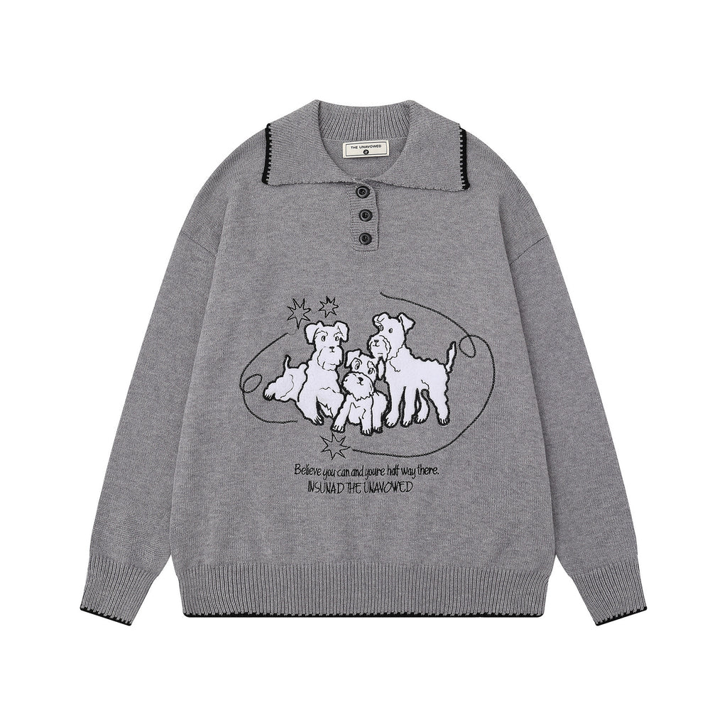 Cartoon Collar Sweater