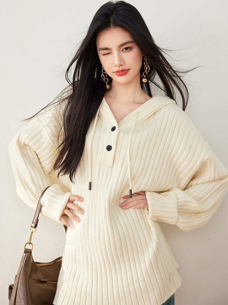 AURORA Tie-Dye Slub Cotton Sweater