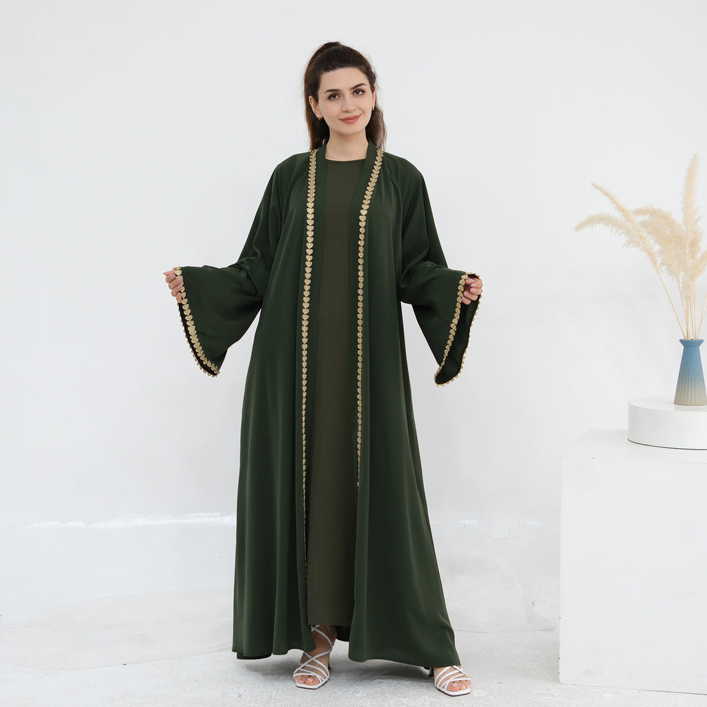 The Amal Regal Trim Maxi Abaya