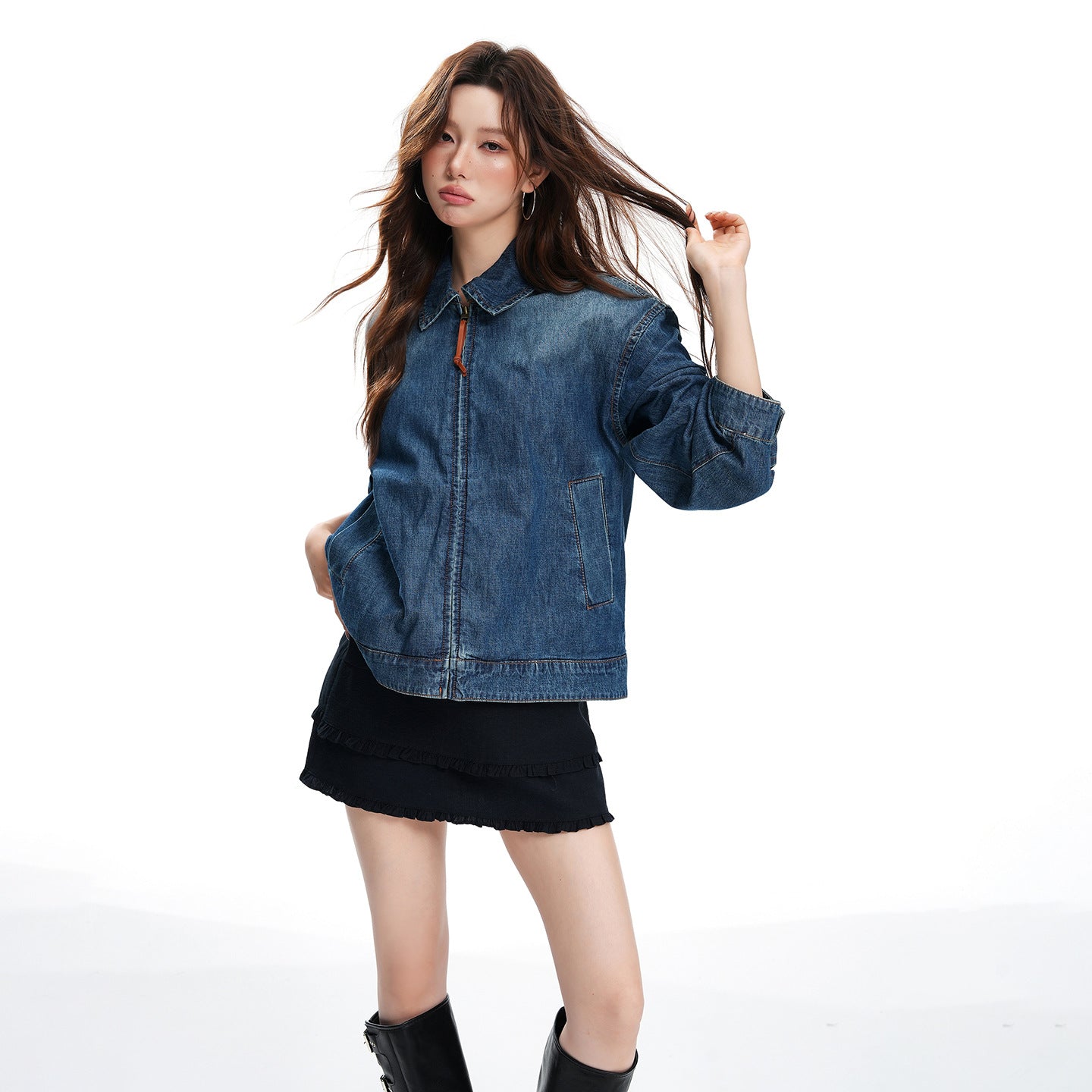 Vintage Oversize Denim Jacket – Streetwear Old Money Edition