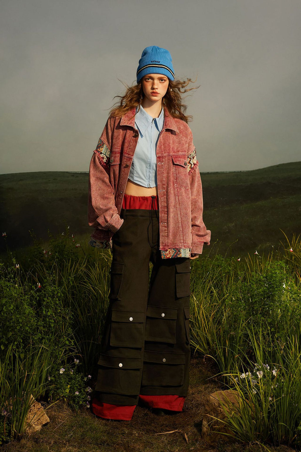 ROUGE Youth Trend Collar Jacket